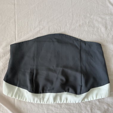 Grau-weisses Bandeau