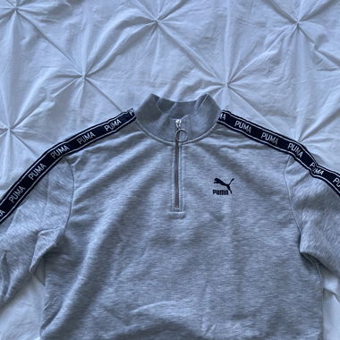 PUMA ZIPUP SWEATER CROPPED