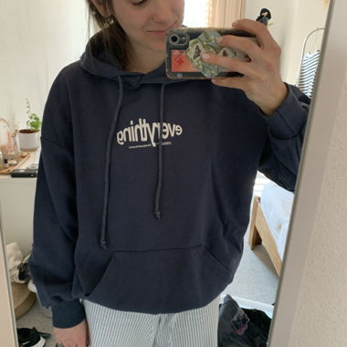 Hoodie graphique marine