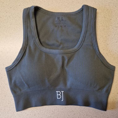 Graues Sport-Bustier der Marke BJ