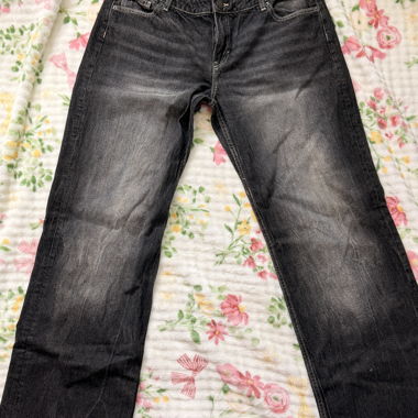 Jeans noirs Bershka