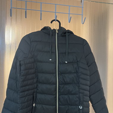 olive grüne steppjacke