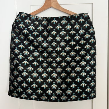 Embroidered mini skirt