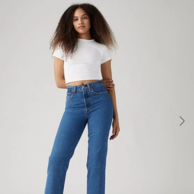 Levi’s ribcage straight ankle
