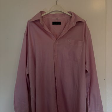 Fred Perry pink striped shirt XL