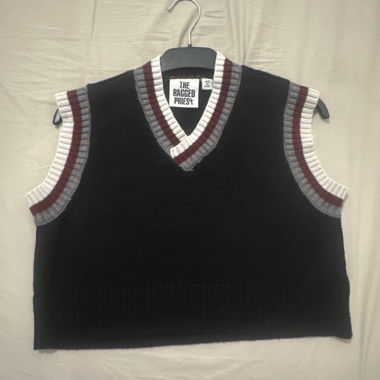 THE RAGGED PRIEST gilet in maglia