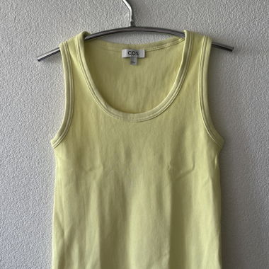 Yellow COS Tank Top