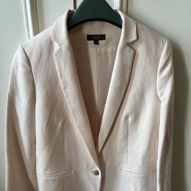 Rosa Leinen-Blazer