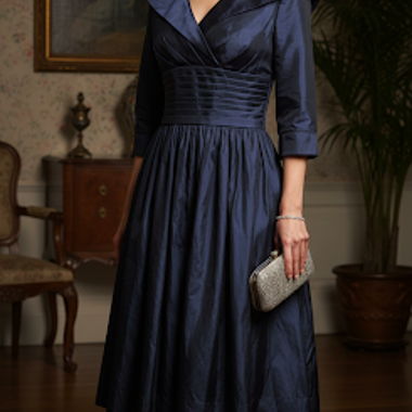 Robe de soirée / cocktail bleu foncé taille 38