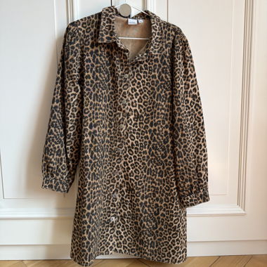 Leopardenmuster Kleid