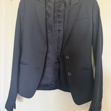 Dark Blue Pinstripe Blazer Tiger of Sweden