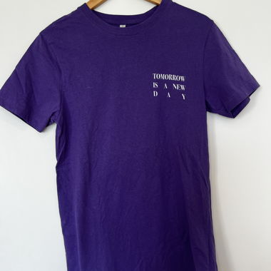 Lilac T-shirt with print