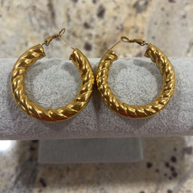 Gold Hoop Earrings