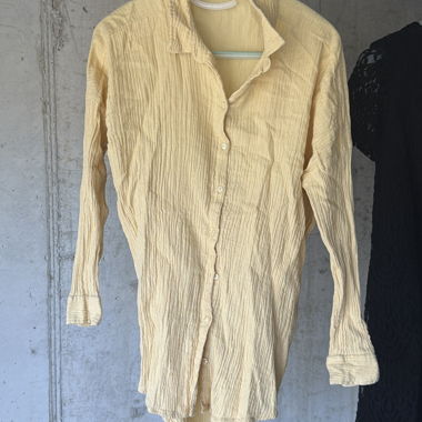 Beige textured shirt