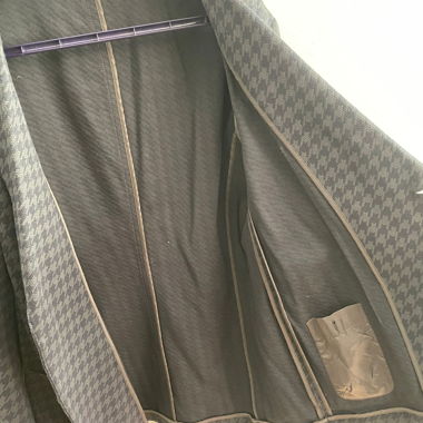 Blazer Emporio Armani, tissu exclusif bleu/gris