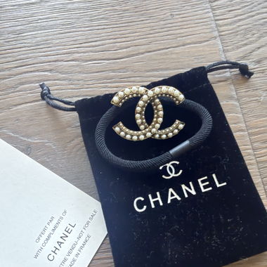 Chanel vip hair tie 