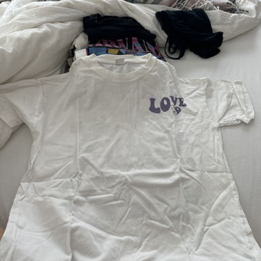 oversized T-shirt mit Backprint