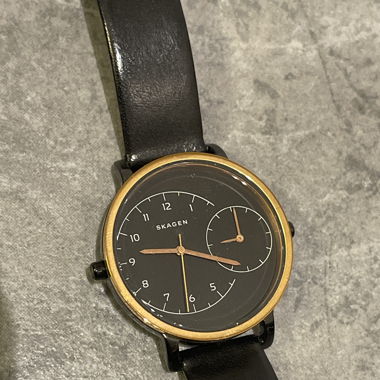 Skagen Uhr schwarz