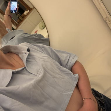 Light Blue Crop Top