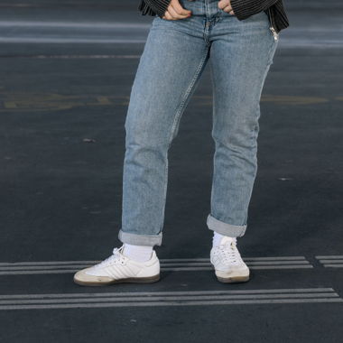 Jeans azzurri chiari