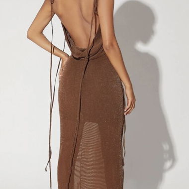 Backless summer dress