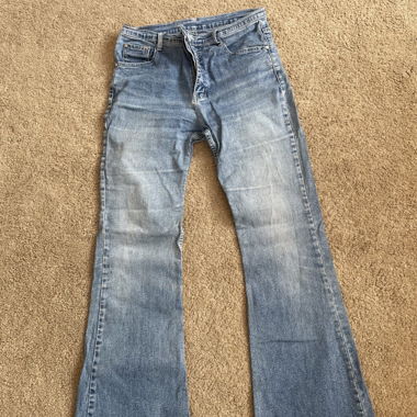 vintage flared/bootcut jeans
