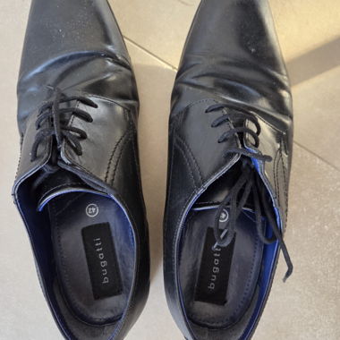 Black Bugatti Formal Shoes