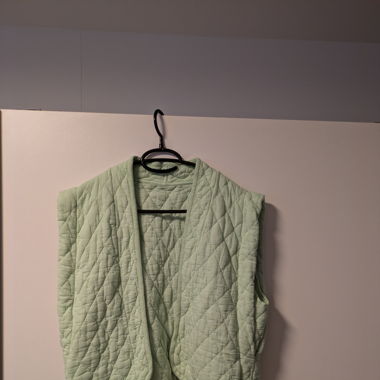 Gesteppte Baumwollweste, Onesize, Made in Italy