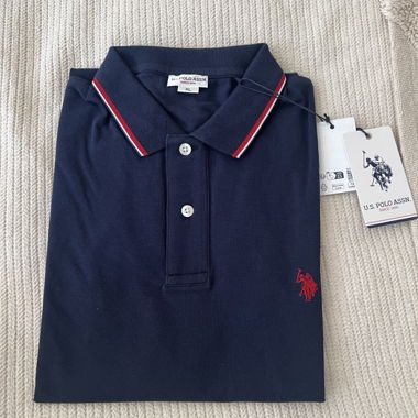 US Polo Assn. Men's Polo Shirt XL Navy Blue New
