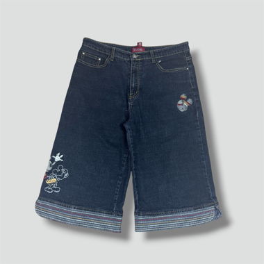 Jorts vintage brodées Temche (années 90)