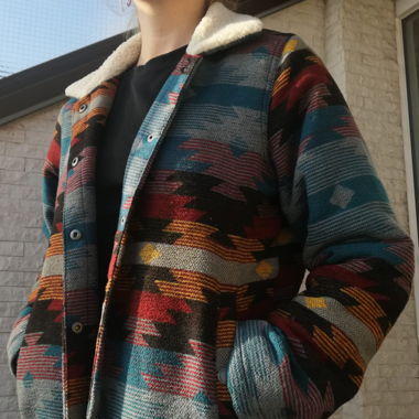 Veste à motifs géométrique - Iriedaily