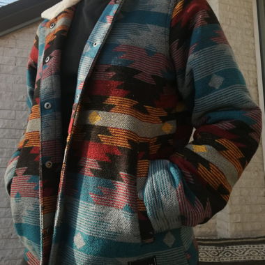 Veste à motifs géométrique - Iriedaily