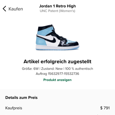 Nike Jordans Retro High (UNC Patent)