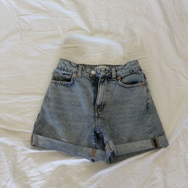 Mango Denim Mom-Shorts