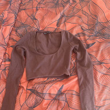 Langarmshirt crop