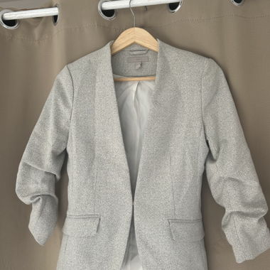 H&M grey blazer size 34