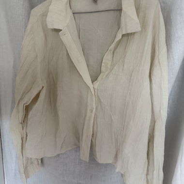 Camicia bianca crema