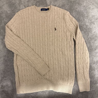 Maglione Ralph Lauren in maglia camel