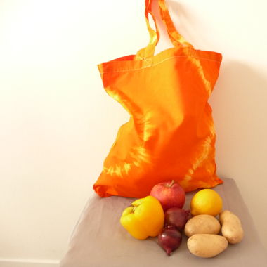 Borsa della spesa arancione UNIKAT