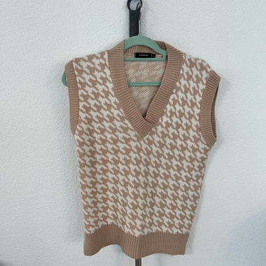 Gilet en maille à encolure en V