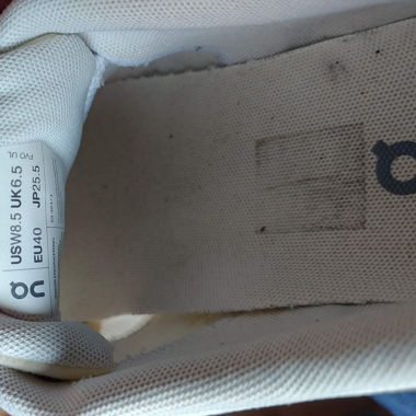 Scarpe da running On Cloud bianche EU 40