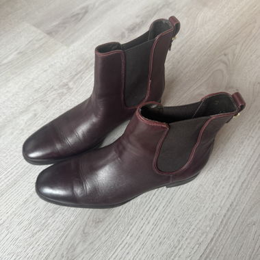 Stivali in pelle bordeaux Gino Rossi, taglia 37