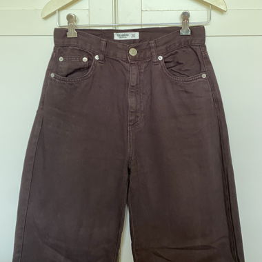 Jeans brun foncé Pull&bear