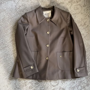Braune Mos Mosh Kurzjacke