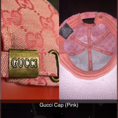 Pink Gucci Cap