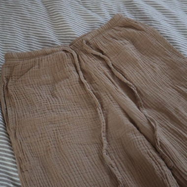 Pantaloni in mussola