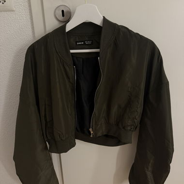Giacca bomber verde oliva