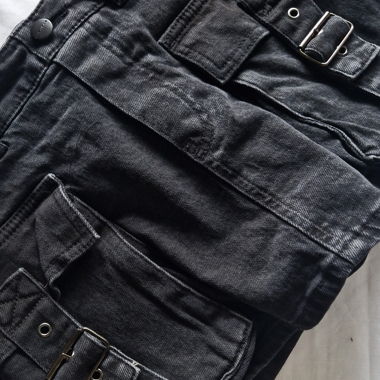 Jupe en jeans noir