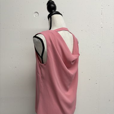Comma Top Gr. 36 pink Wasserfall Ausschnitt