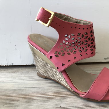 Sommerschuh pink/lachs
